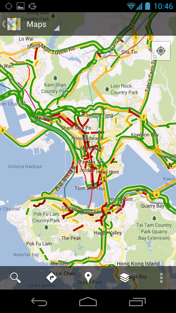 Traffic in Hong Kong android