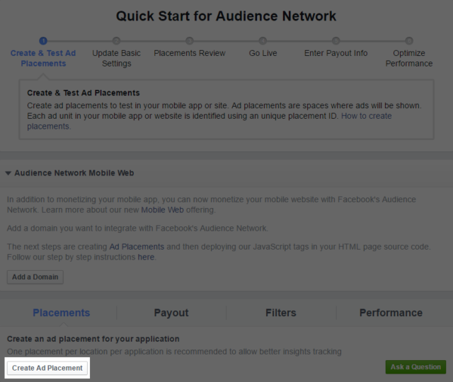 apply facebook audience network