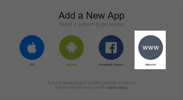 facebook create app id