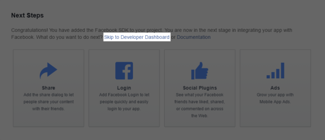 facebook create app id