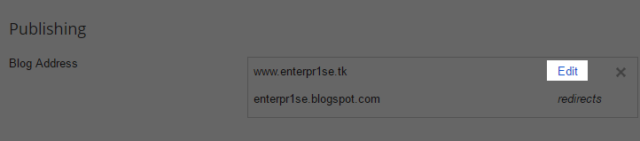 blogspot custom domain